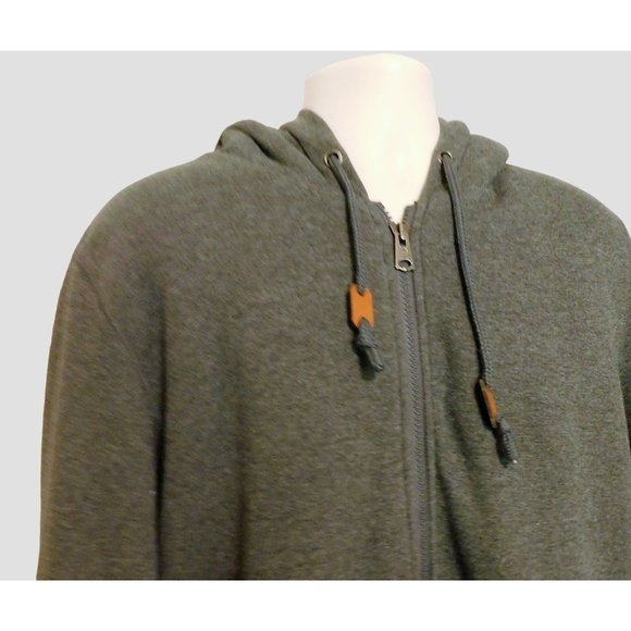 Buffalo David Bitton Jacket XXL Gray Sherpa Lined Zipper Long Sleeve Big & Tall - Picture 3 of 11